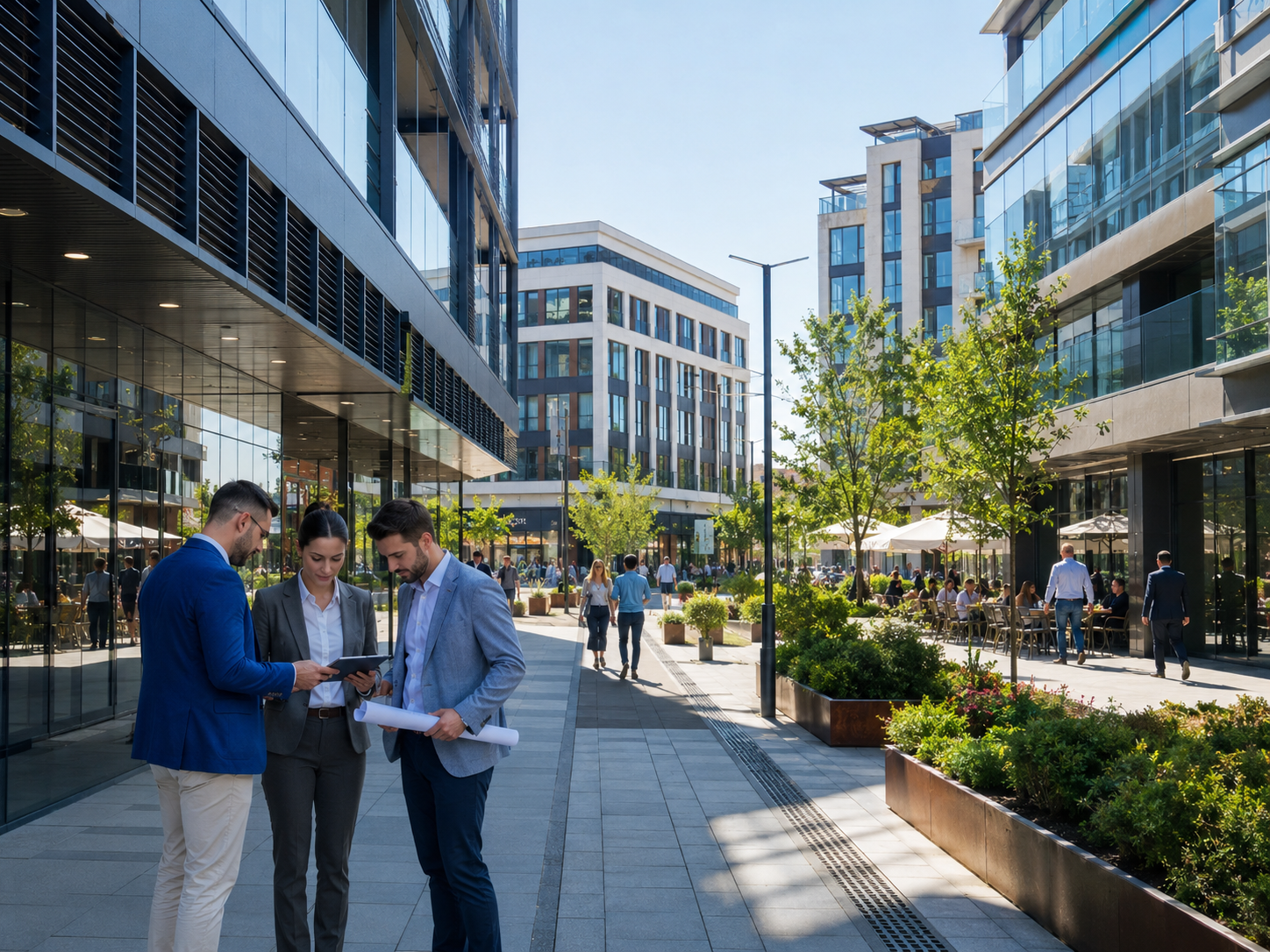 Commercial, retail and office buildings