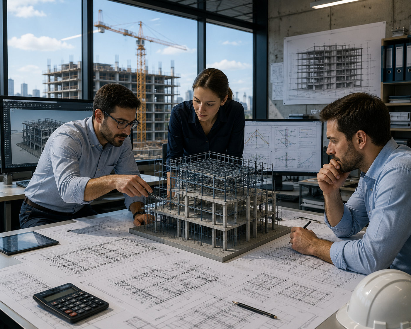 Structural engineering of buildings