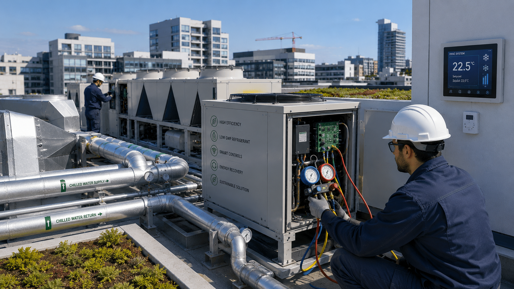 HVAC-R (heating, ventilation, air conditioning and refrigeration)