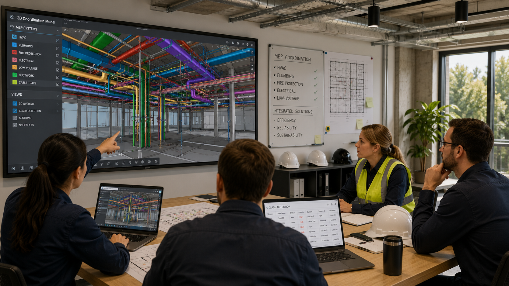 MEP coordination and integrated building services engineering